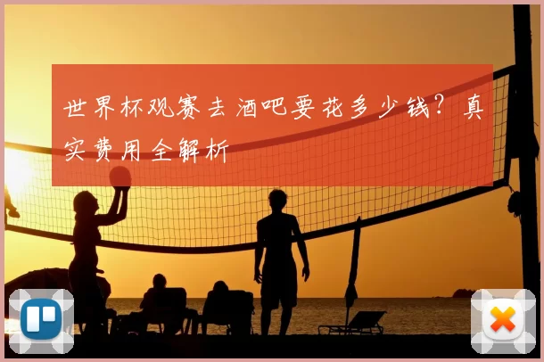 世界杯观赛去酒吧要花多少钱?真实费用全解析